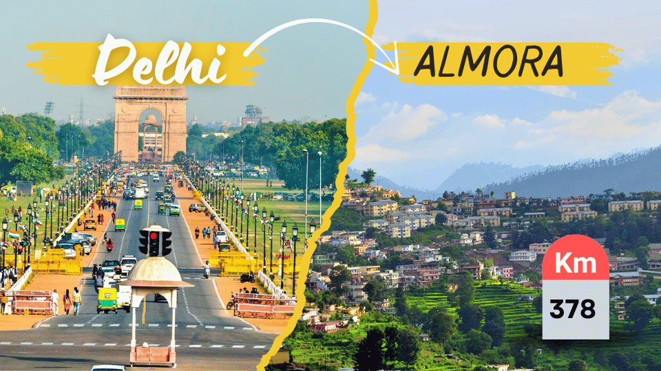 Delhi to Almora trip
