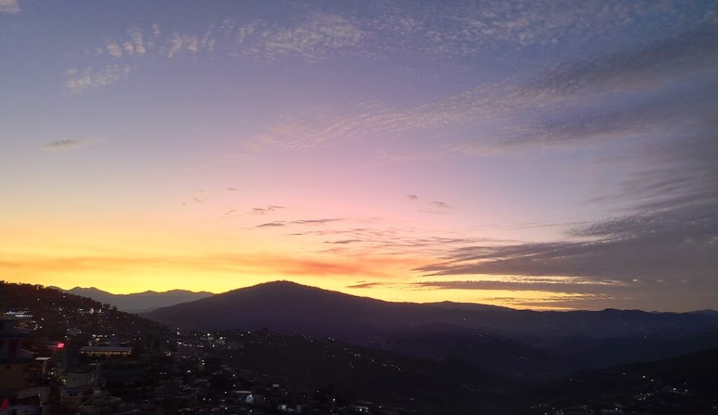 Sunset view from Almora 